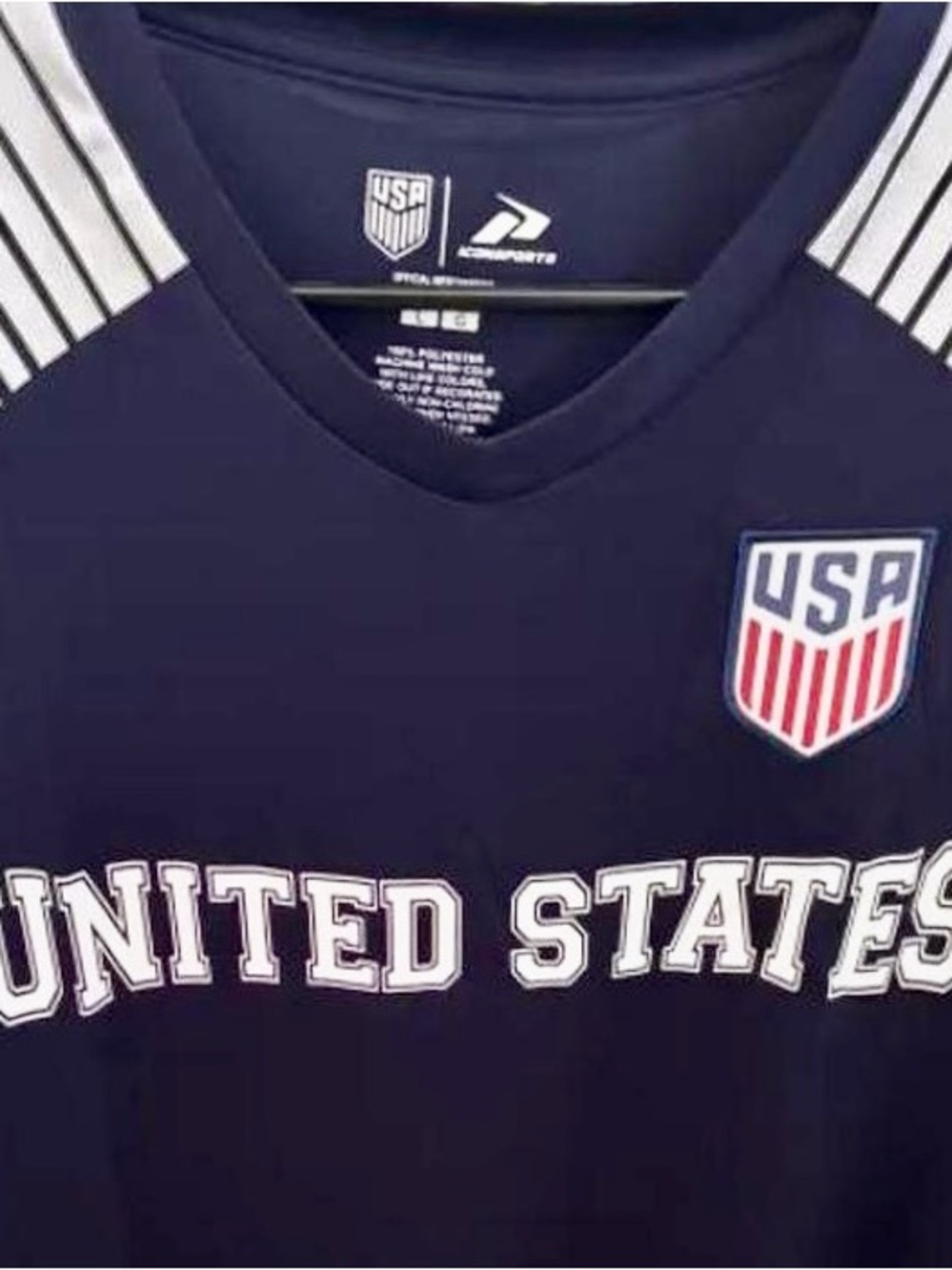 USA United States Men's Navy Soccer Jersey FIFA navy blue USA shirt NWT